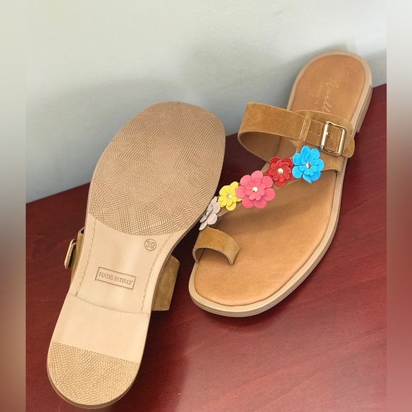 Avellin Made in Italy Upper Leather pedicure sandals Size 8 - Picture 5 of 8